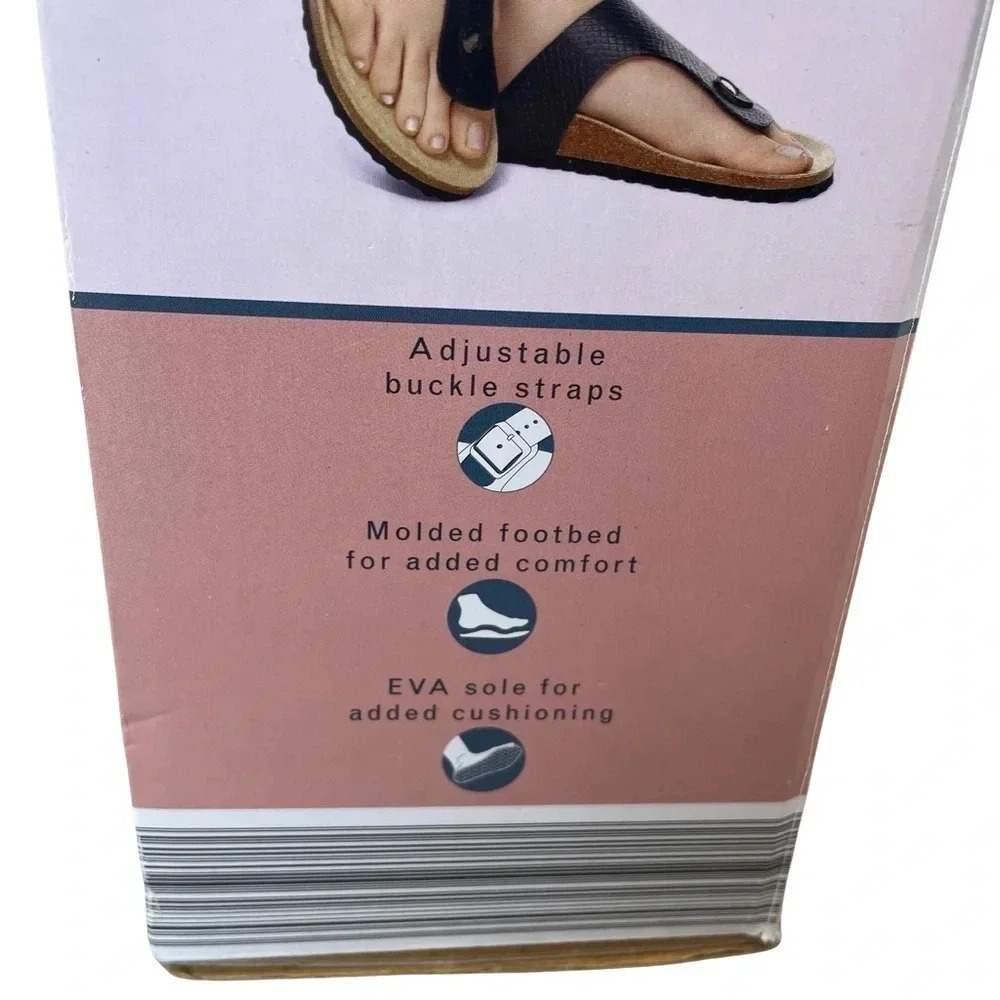 Serra ladies cork footbed sandals Sz 10 • NWT - Picture 6 of 6